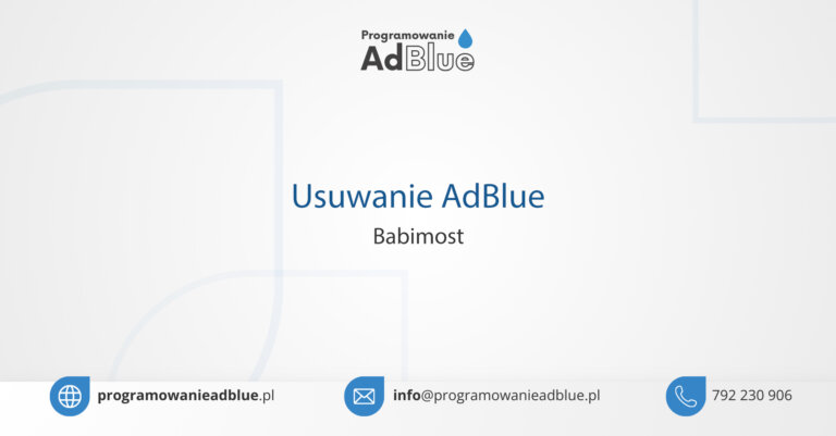 Programowanie AdBlue Babimost