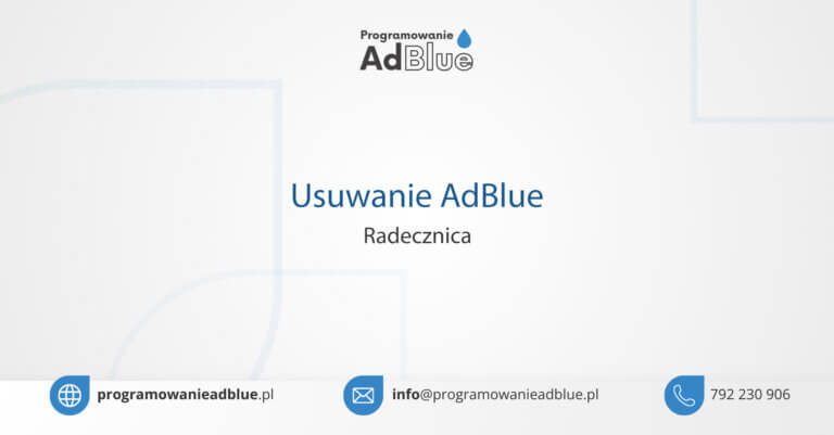 Programowanie AdBlue Radecznica