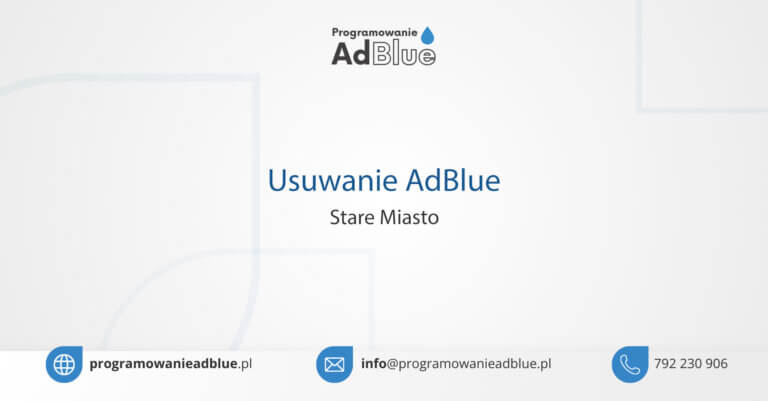 Programowanie AdBlue Stare Miasto