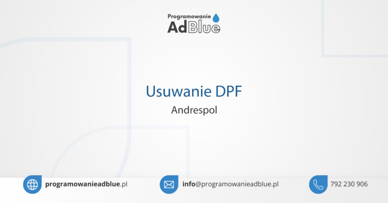 Usuwanie DPF Andrespol