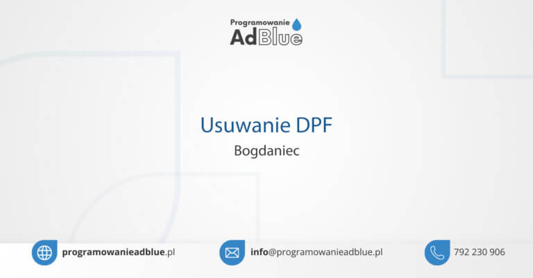 Usuwanie DPF Bogdaniec