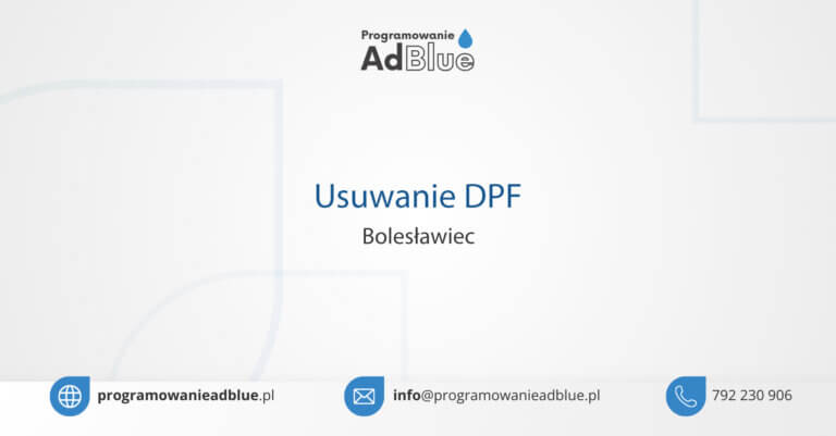 Usuwanie DPF Bolesławiec