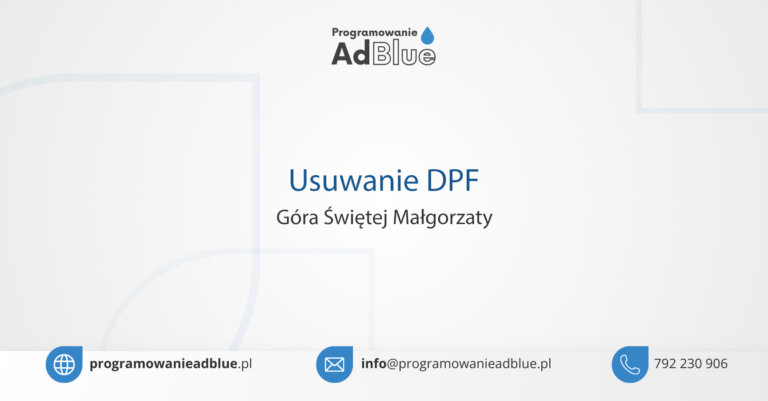 Usuwanie DPF Góra Świętej Małgorzaty