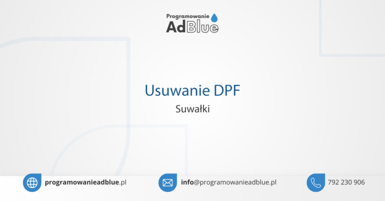 Usuwanie DPF Suwałki