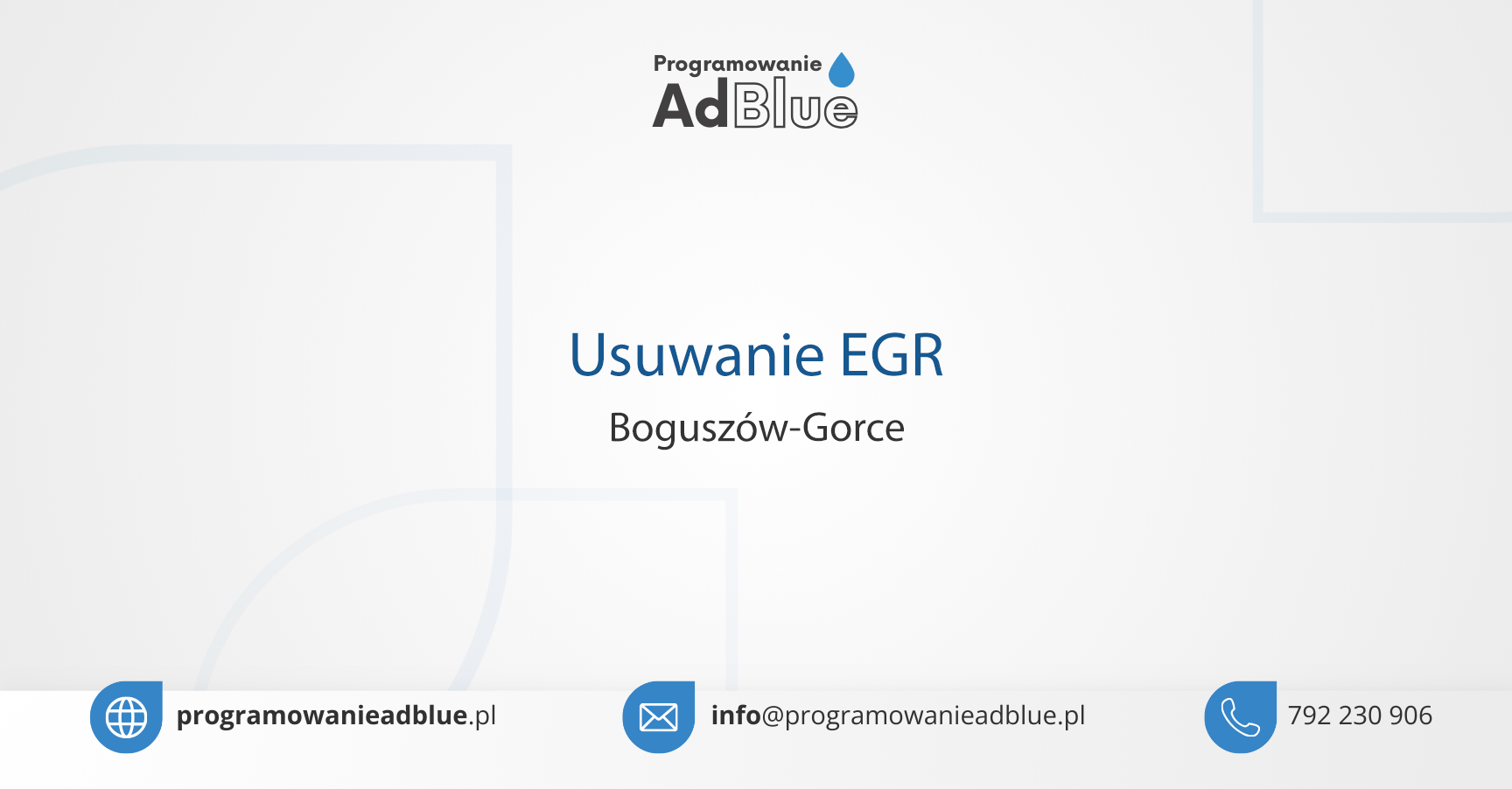 Usuwanie EGR Boguszów-Gorce