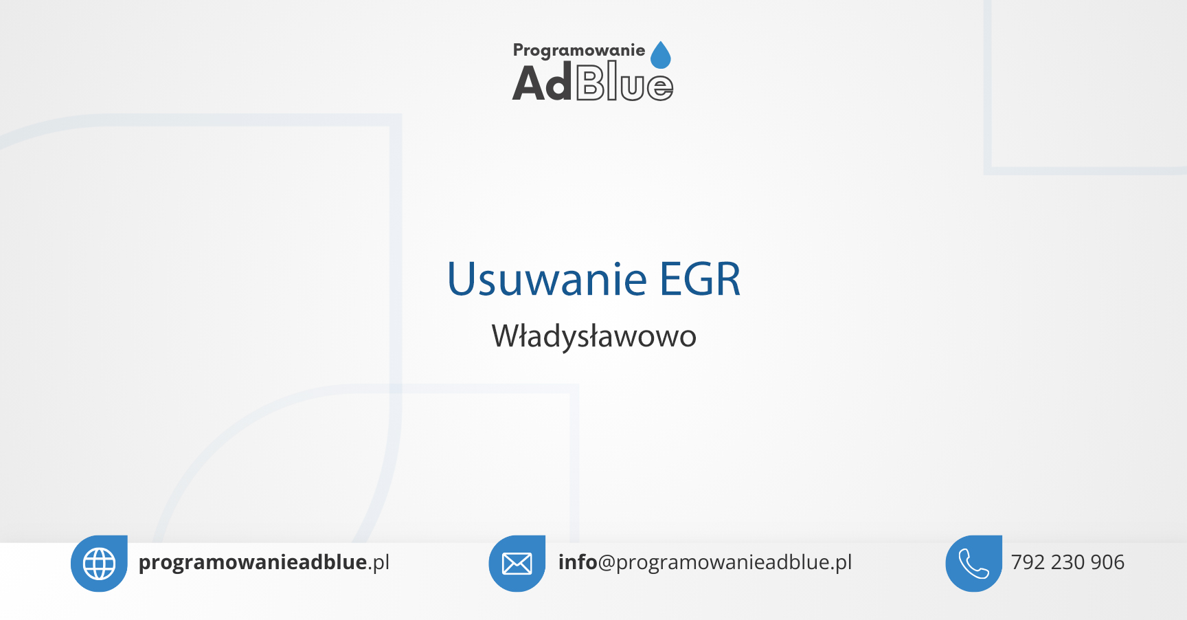 Usuwanie EGR Władysławowo